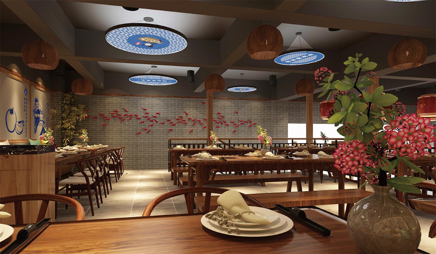 主题餐厅如何让中餐厅的餐饮空间设计，蕴含中国传统文化底蕴？